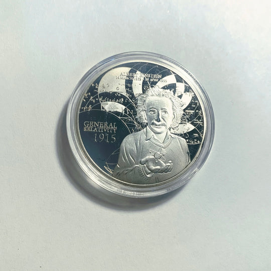 Lucky Coin- Einstein Commemorative Medallion Coin