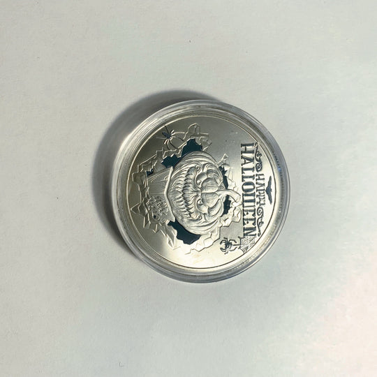 Lucky Coin - Halloween Craft Gift Coin in Protective Plastic Capsule