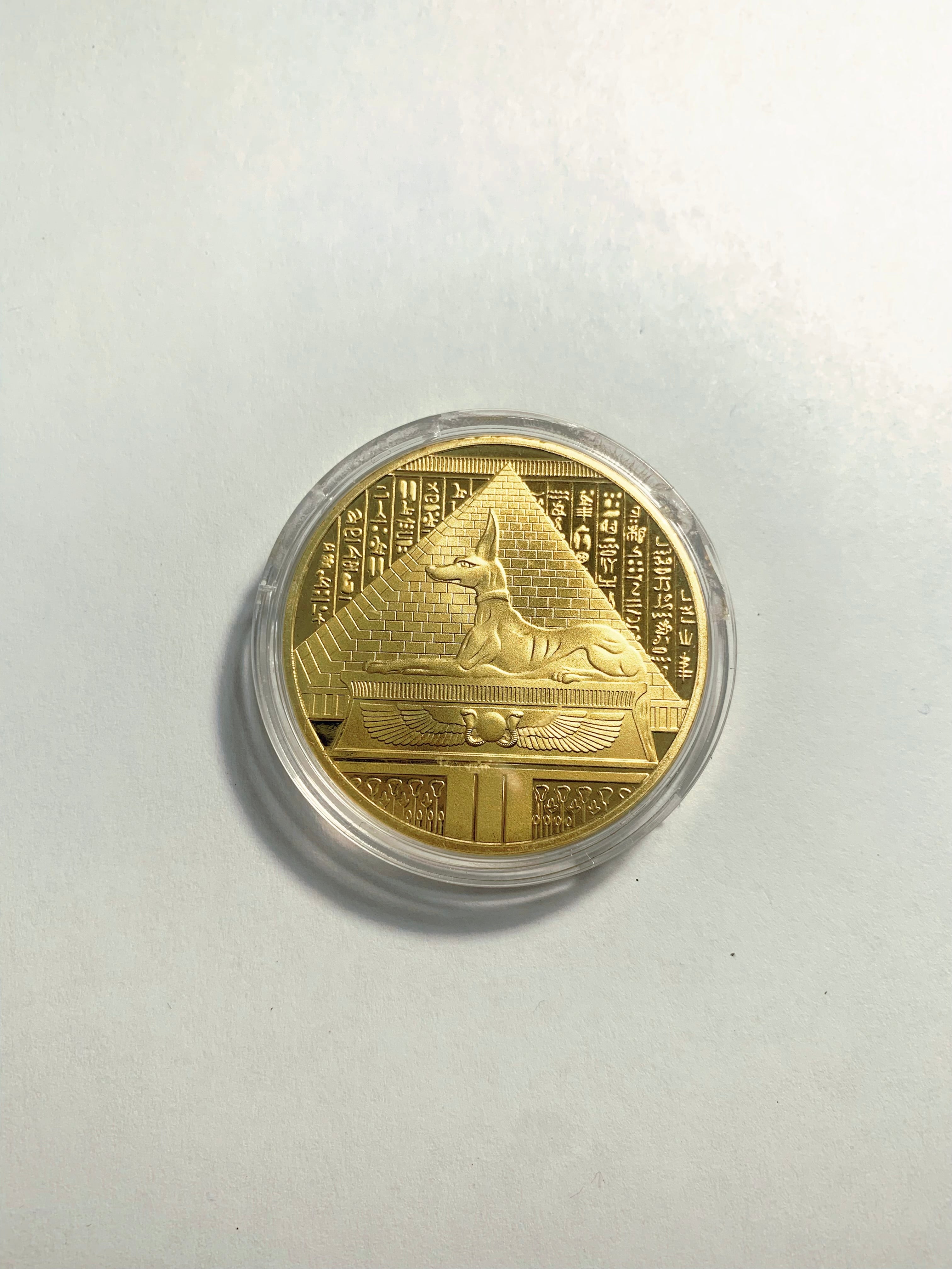 Lucky Coin - Pièce cadeau Santa Craft dans une capsule de protection en plastique plaquée or