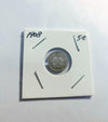1908  Canada Silver Small 5 Cent Coin VF