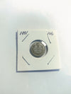 1931 Canadian 10 cent Dime King Edward VII Silver Coin XF