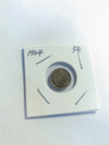 1904 Canadian Silver 5 Cents Edward VII Coin VG