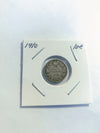 1910 Canadian 10 cent Dime King Edward VII Silver Coin VF