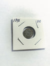 1896 Canada Five 5 Cents Small Silver Canadian Coin