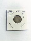 1894 Newfoundland Silver 10 Cents Coin