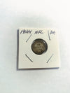 1904 H Newfoundland Silver 10 Cents Coin