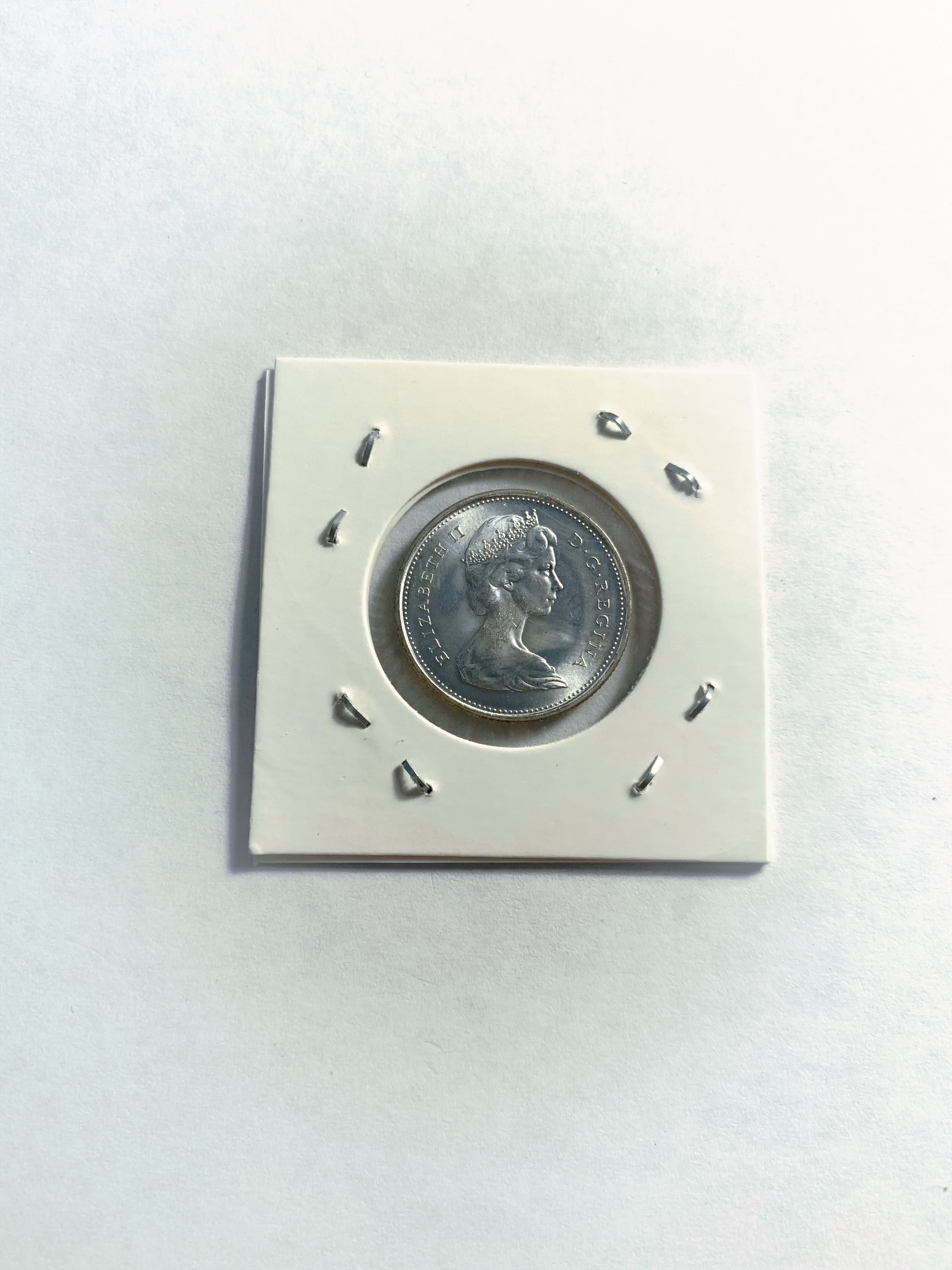 1968 Canadian 25-Cent Caribou Silver Quarter Coin BU