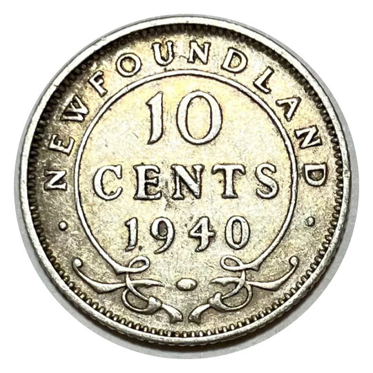 Neufundland 1912 Silber 10 Cent, sehr schön