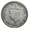 1942 C Newfoundland Silver 10 Cents Coin VF