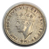 1944 C Newfoundland Silver 10 Cents Coin VF