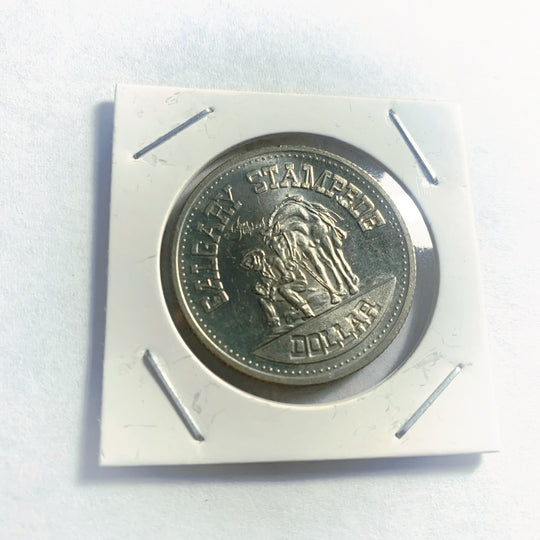1974 Calgary Stampede Dollar Token - Salute To Aviation.