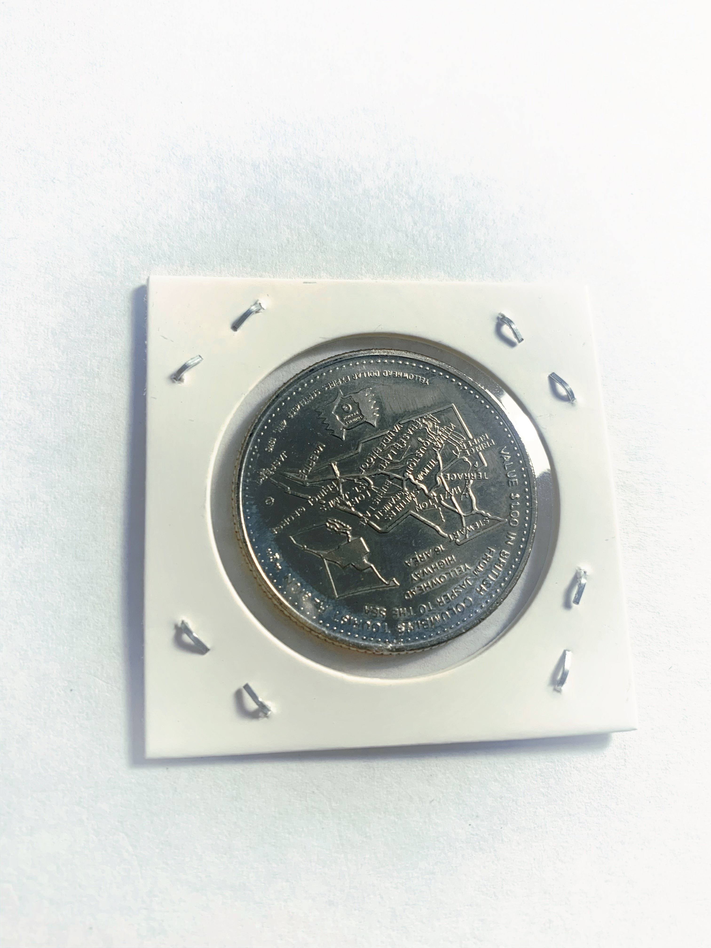 1978 Yellowhead British Columbia 1 Trade Token - Moricetown Canyon