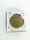 1976 Edmonton Alberta 1 Trade Dollar - Constable de la ruée vers l'or - Marque de menthe de canne
