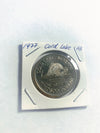 1976 Edmonton Alberta 1 Trade Dollar - Constable de la ruée vers l'or - Marque de menthe de canne