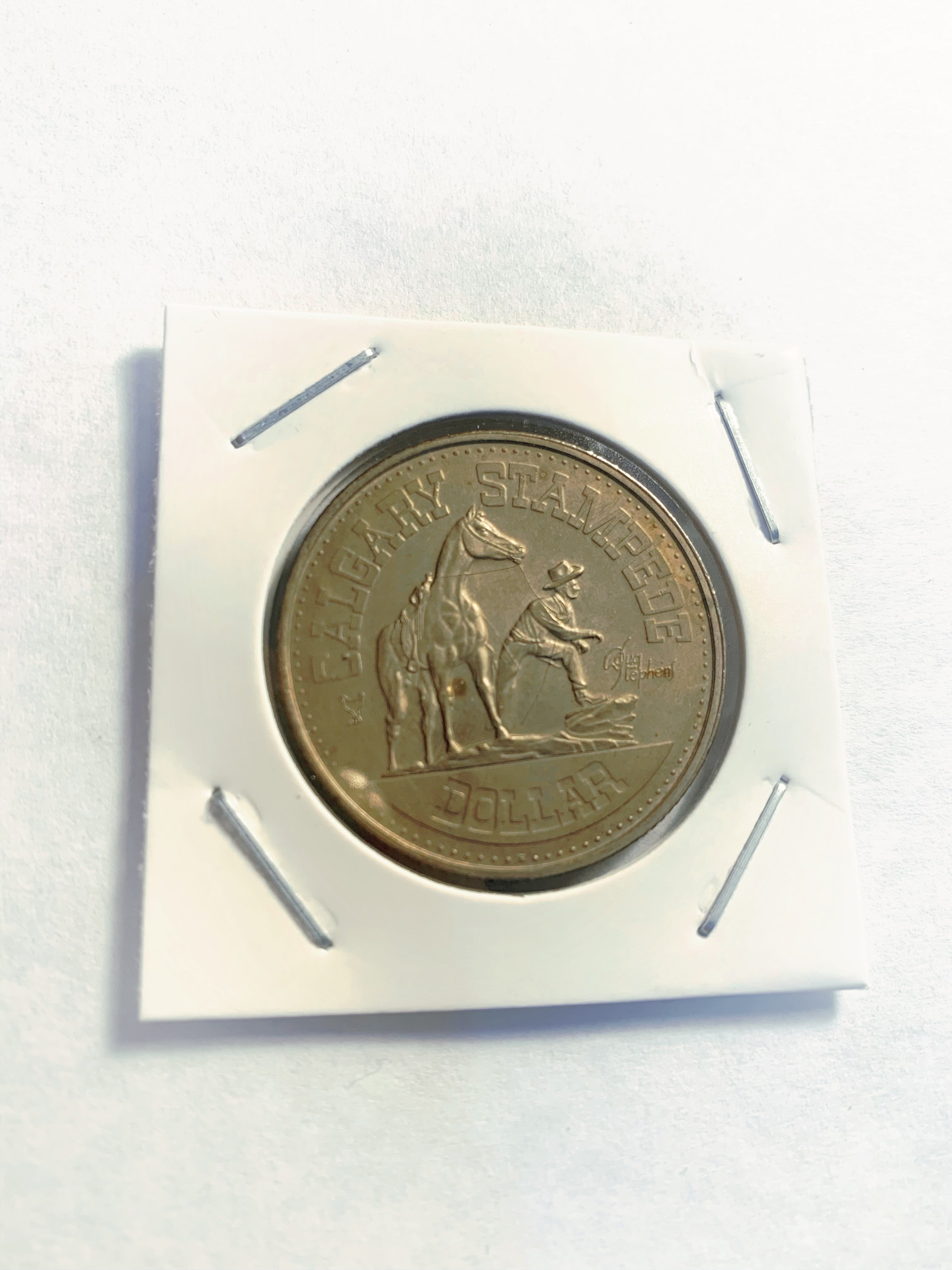 1978 Alberta Calgary Stampede - Commonwealth Games Dollar Token