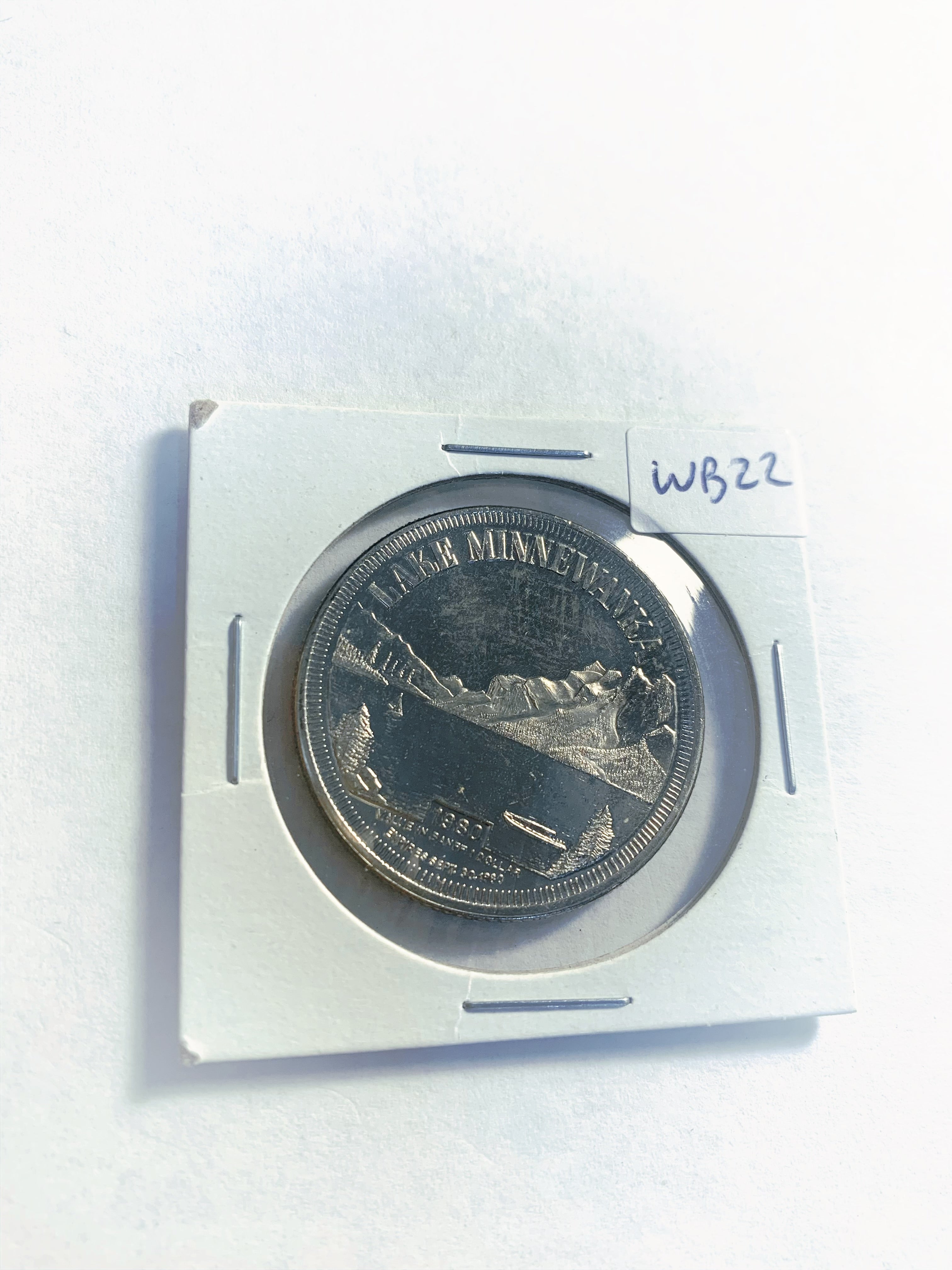 1980 Banff Alberta 1 Trade Token - Lake Minnewanka  Dollar
