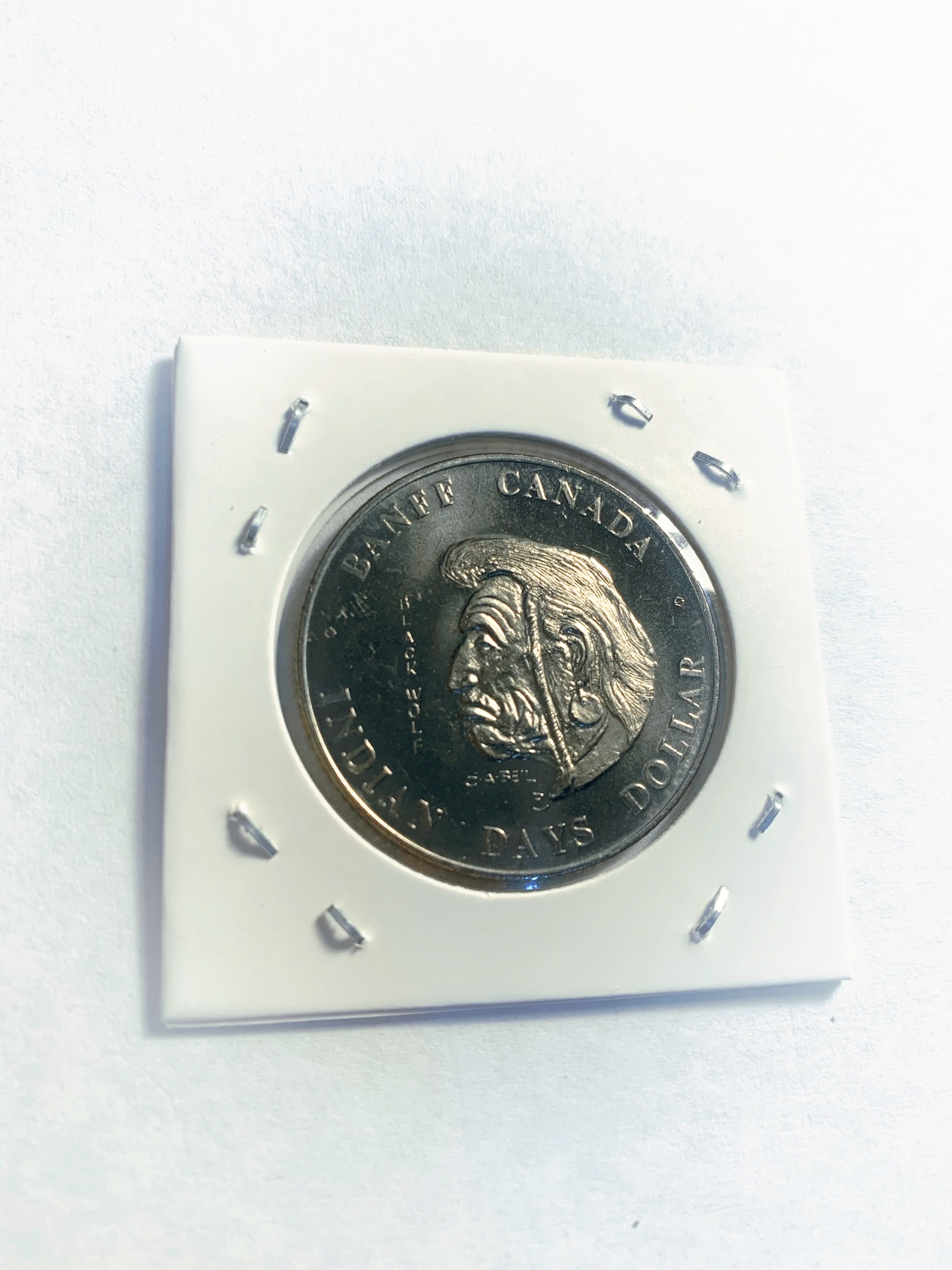 1979 Lethbridge Alberta Trade Dollar - Pont de haut niveau - 90 ans de service