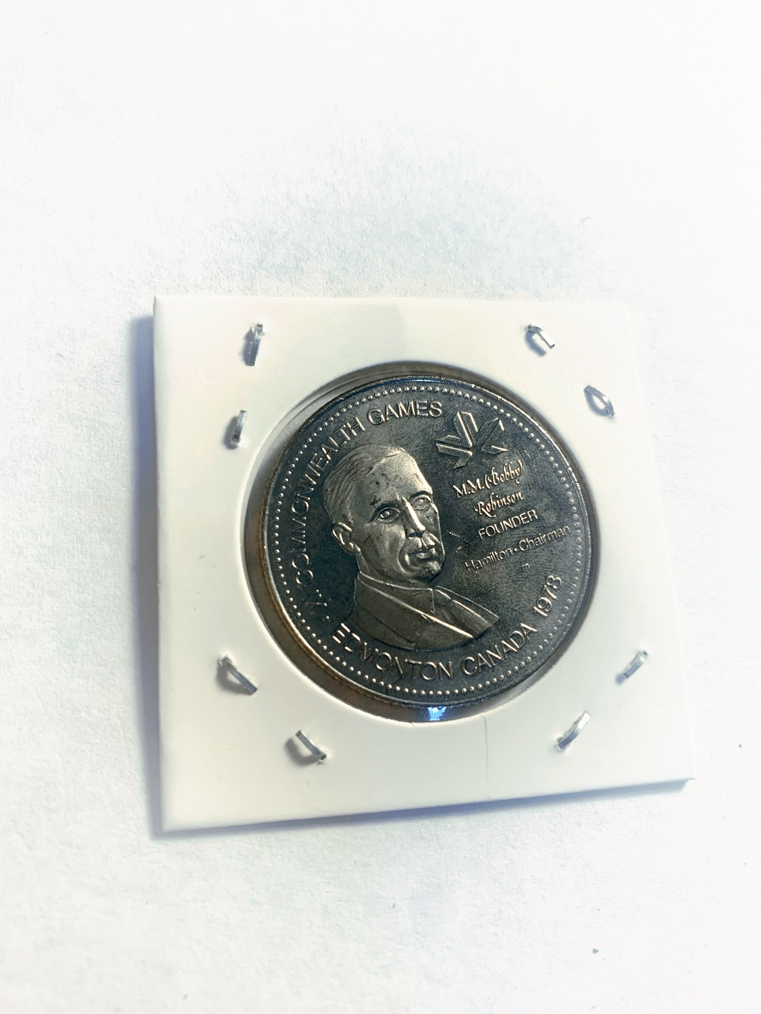 1979 Lethbridge Alberta Trade Dollar - Pont de haut niveau - 90 ans de service