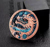 2024 Lunar Dragon Colorized 33g Copper Round in Card