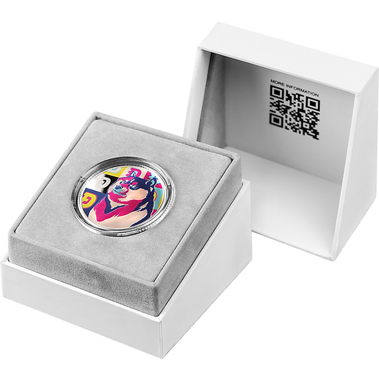 2022 DOGECOIN Cryptocurrency 1 Oz Silver Coin 1 Dogecoin United Crypto States