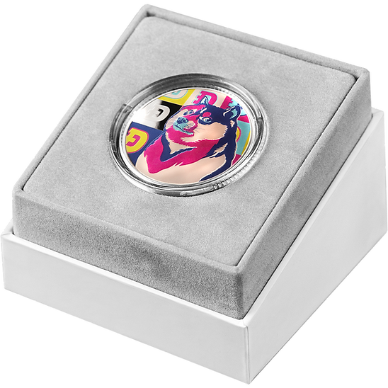 2022 DOGECOIN Cryptocurrency 1 Oz Silver Coin 1 Dogecoin United Crypto States