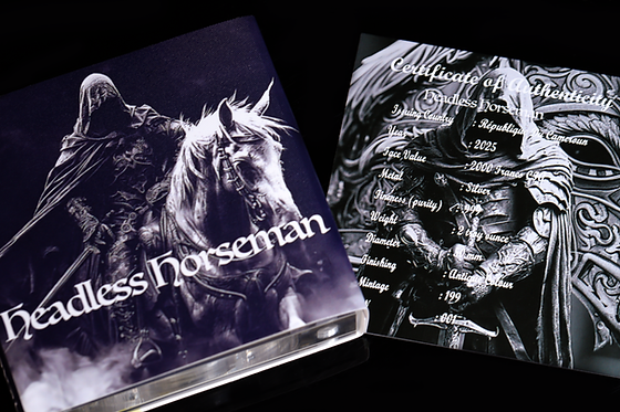 2025 HEADLESS HORSEMEN - Chronicles of Enchantment: European Legends 2oz Silver