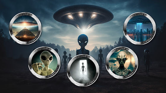 2025 UFO Above Farm – We are not alone, they are out there 1oz .999 Silver