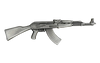 2024 History's Greatest Firearms AK-47 Rifle 2 oz Silver Coin 10000 Francs Chad