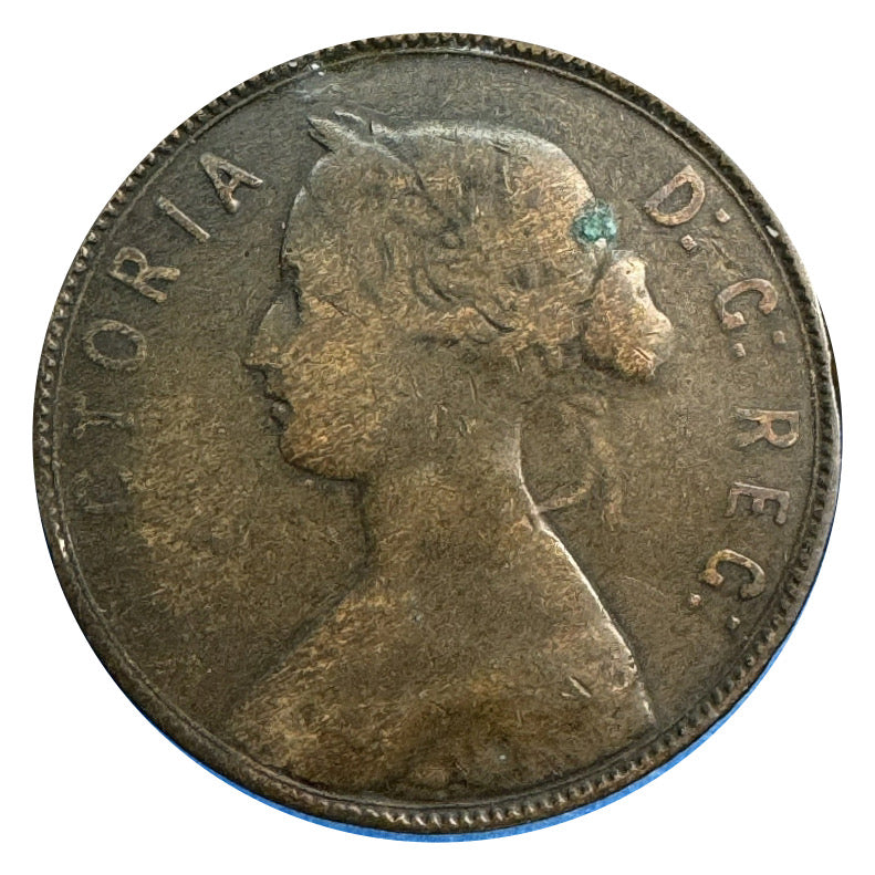 1873 Newfoundland Large Cent Penny Coin VG