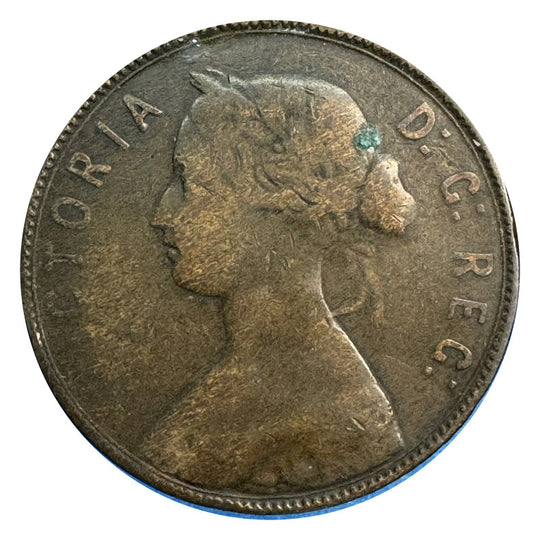 1873 Newfoundland Large Cent Penny Coin VG