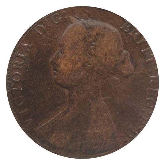 1864 New Brunswick Large One Cent Coin VG