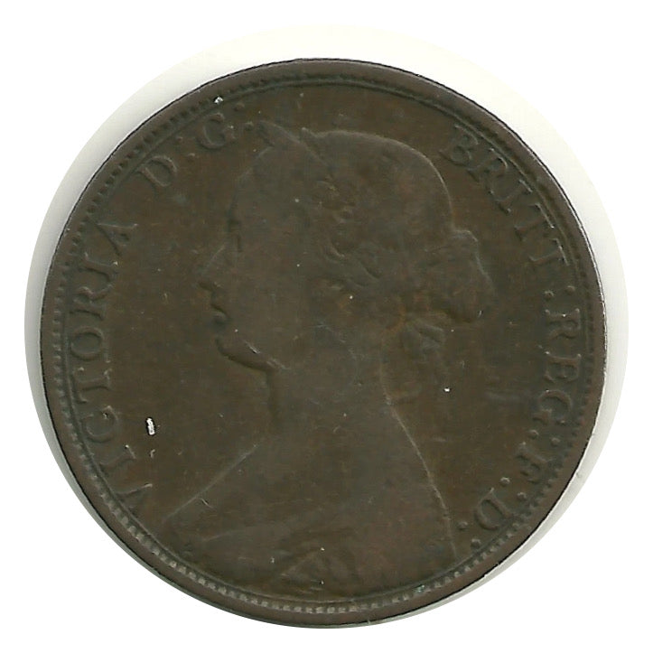 1864 Nova Scotia One Cent Penny coin