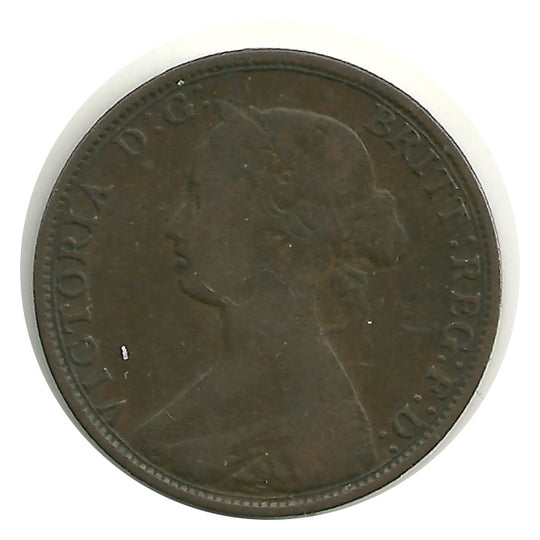 1864 Nova Scotia One Cent Penny coin