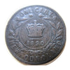 1890 Newfoundland one Cent Penny Coin VG
