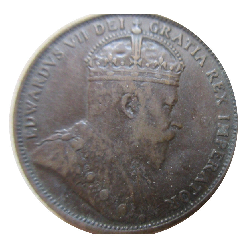 1904-H Newfoundland One Cent Large Penny VG