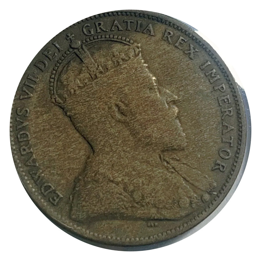 1907 Newfoundland 1 Cent Penny Coin VG