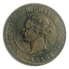 1895 Canadian  Large Cent   Queen Victoria Coin VG