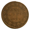 1900 H Canada  Victoria Queen Large Penny Coin VG