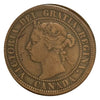 1900 H Canada  Victoria Queen Large Penny Coin VG