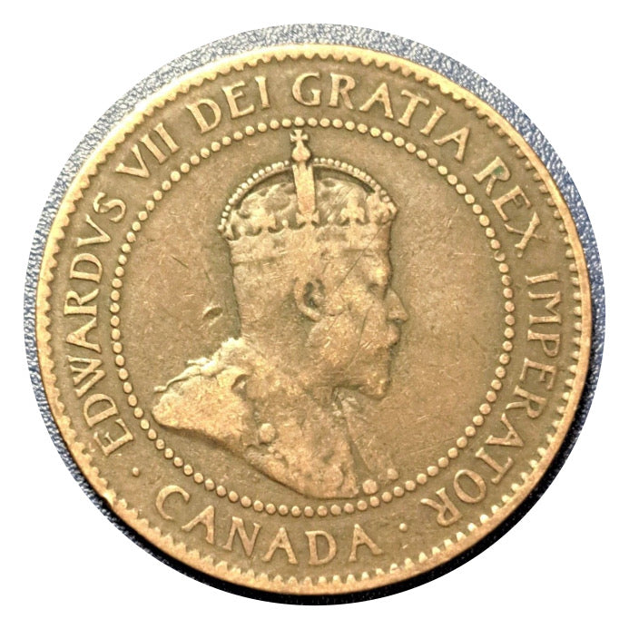 1905 Canada  Large Cent King Edward VII Canadian Penny Copper Coin VG