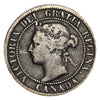 1896 Canada Large One Cent Coin Circulated VG