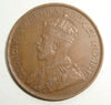 1912 Canada 1 Cent  George V large Penny Coin
