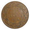 1919 Canada 1 Cent  George V large Penny Coin