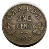 1927 Canada Small One Cent Coin Circulated key date VF