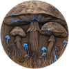 2025 Cameroon Magic Mushroom - 2oz .999 High Relief Silver Coin - 2000 Francs
