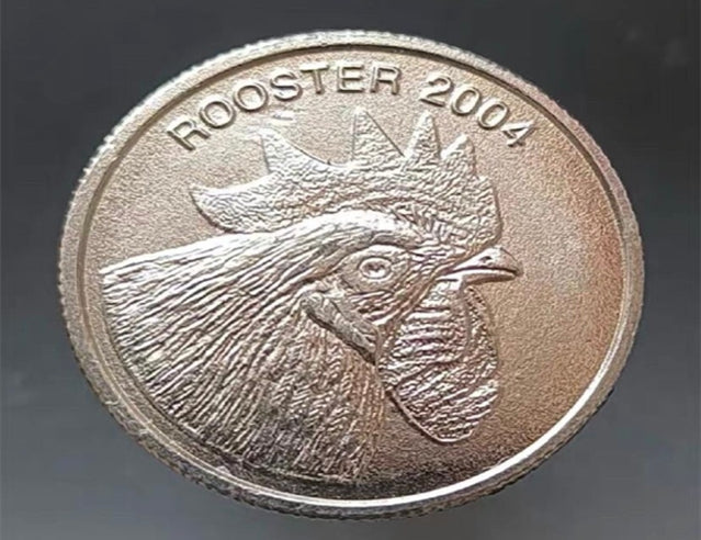 2004 Kap Verde 5 Escudos Münzen Hahn schöne Münze UNC