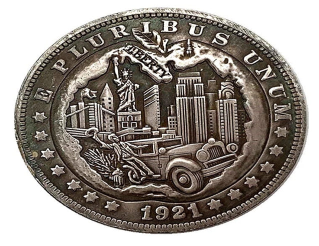 Hobo Coin - New York City Craft Gift Coin in Protective Plastic Capsule Copper Engraved #CO02