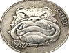 Lucky Coin - Liberty Dog Coin in Protective Plastic Capsule Copper Engraved #AN19