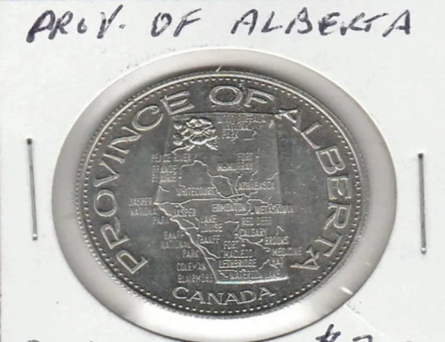 Provincial of Alberta Souvenir Madallion Coin