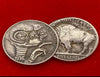 Hobo Coin - Cute Alien Craft Gift Coin in Protective Plastic Capsule Copper Engraved